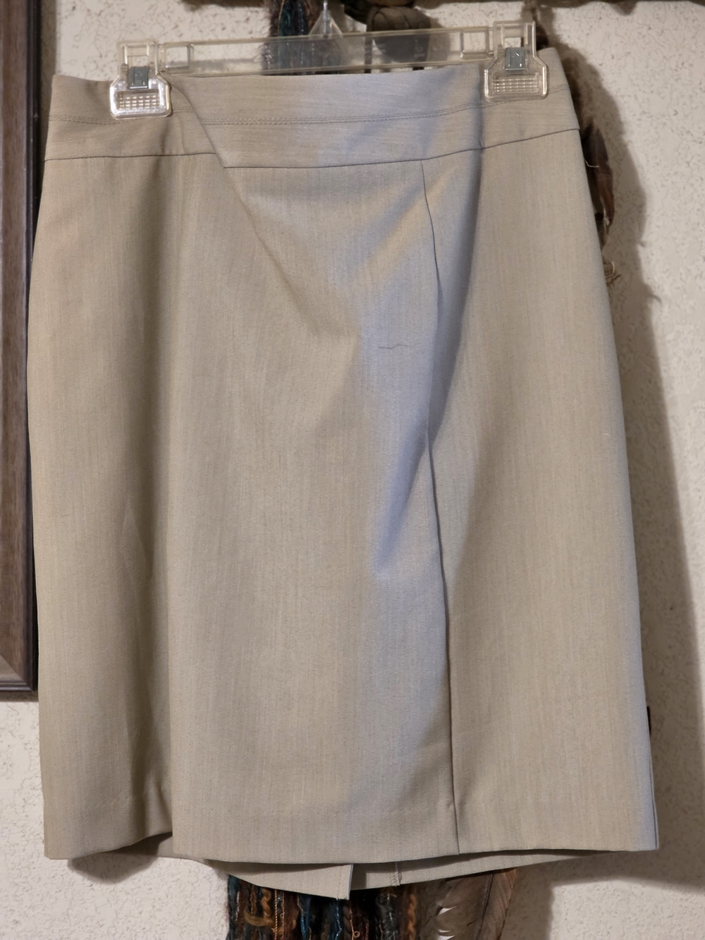 George Neutral Beige Office Pencil Skirt